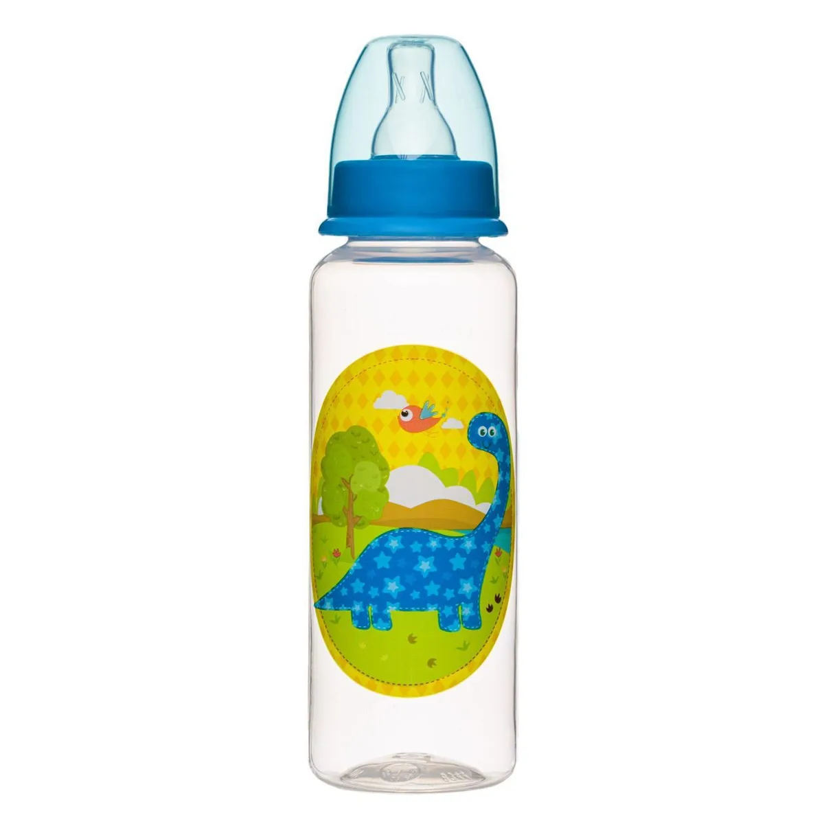 Shishe biberoni prej plastike, me dinozaur, 250 ml