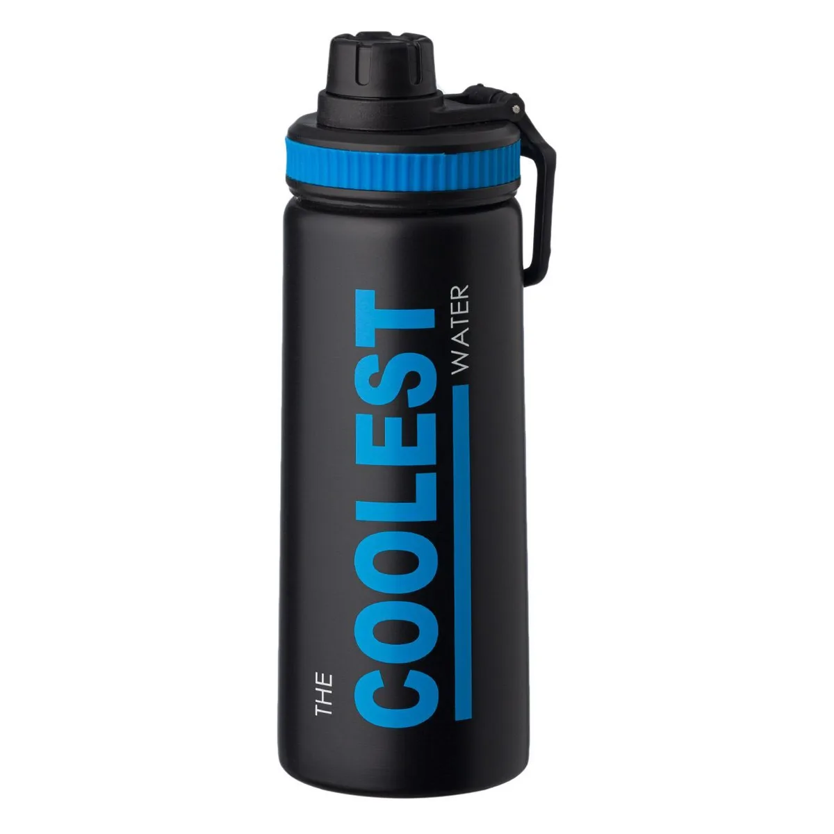 Shishe termike, e zezë, blu mat 700ml