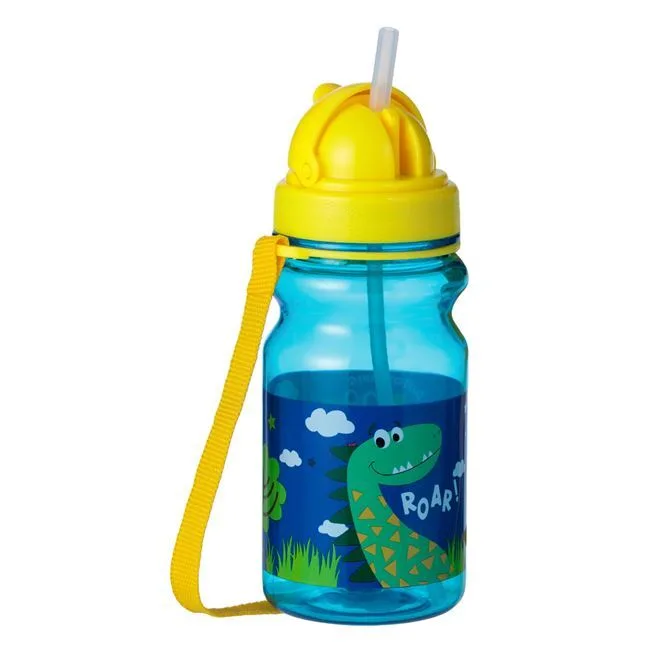 Shishe uji plastike për fëmijë me dinosaur 350 ml
