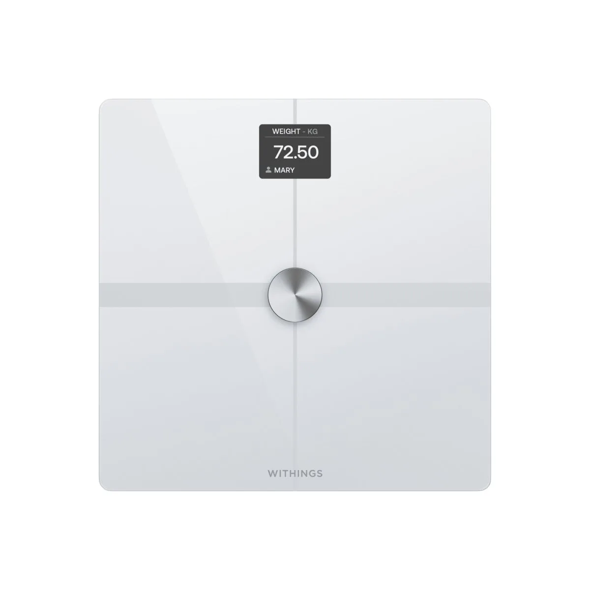 Бял смарт кантар от Withings - Body Smart