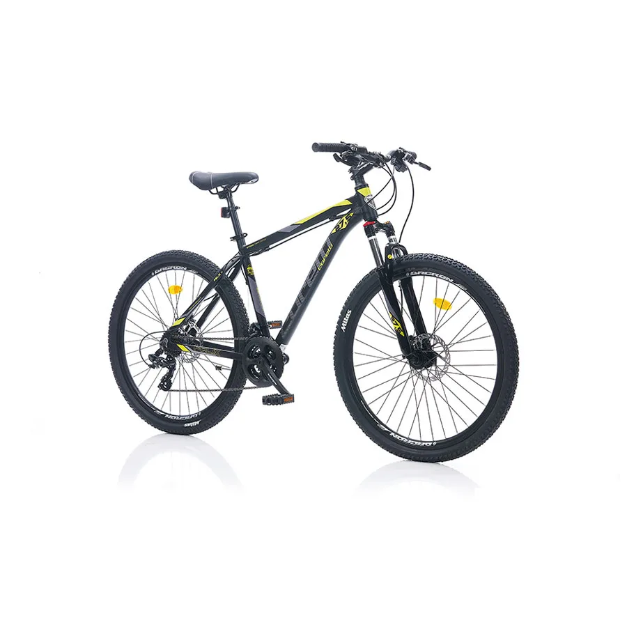 Corelli Bicikl Felix 1.1. 27,5” ALU BLACK-YELLOW-GREY