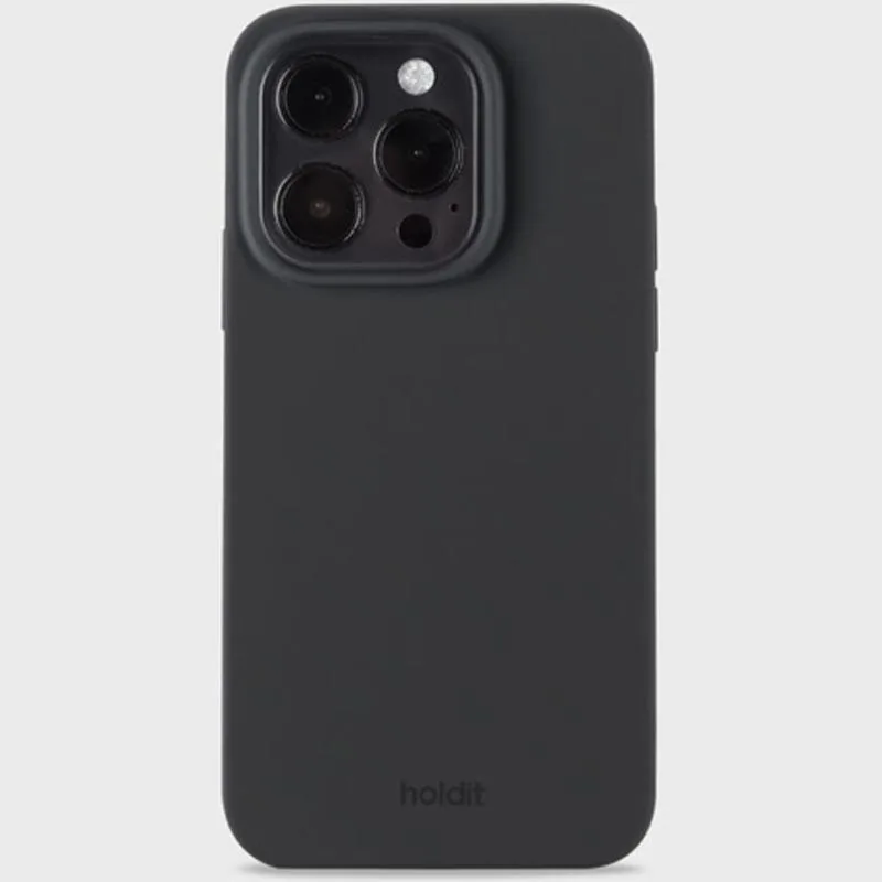 Cover Holdit iPhone 15 Pro Silicone Black