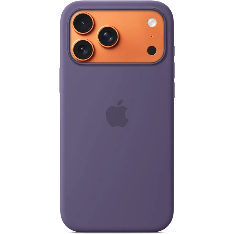 Cover iPhone 17 Pro Max Silicone MagSafe Purple