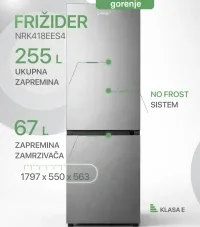 Gorenje FN617EEW5 NoFrost Vertikalni zamrzivač, 172cm/240l | best price