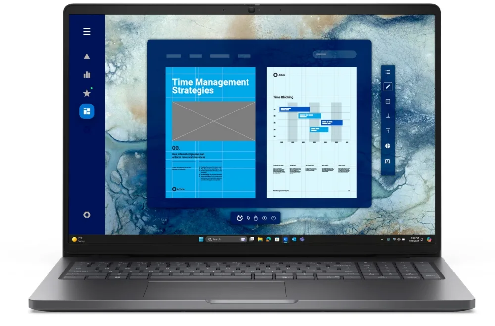 Dell Laptop Pro 16 PC16250 16" Intel Core 5 16GB/256GB