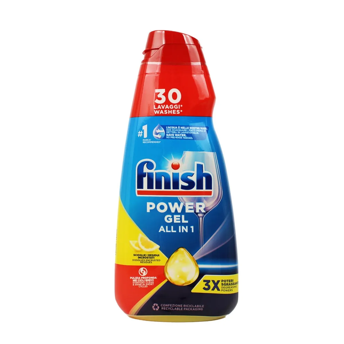 DETERGJENT LAVASTOVILJE FINISH POWER XHEL 600 ML