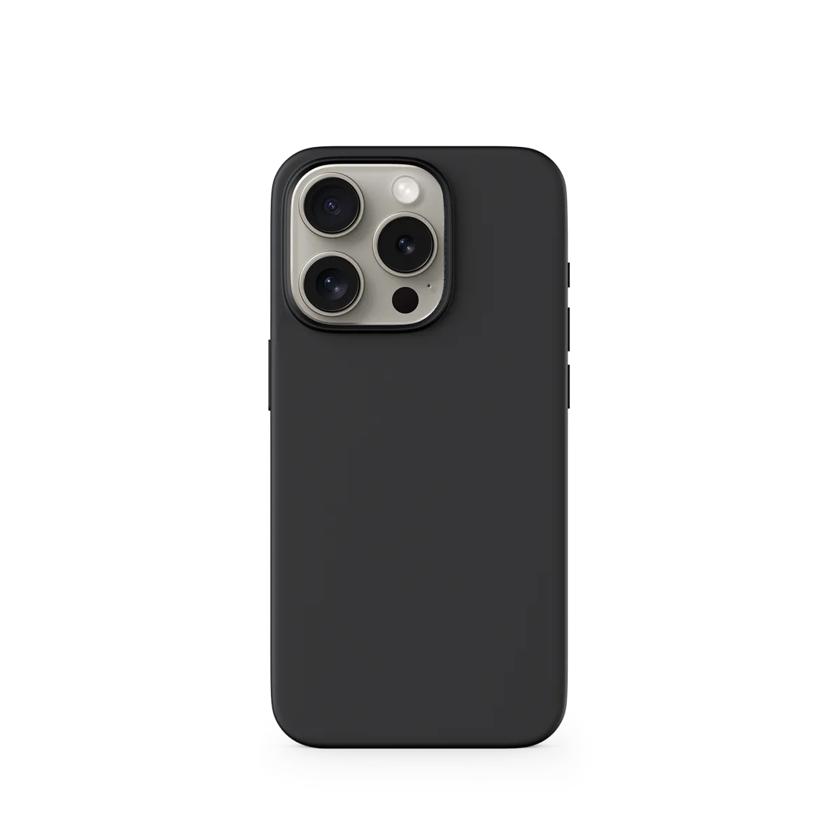 EPICO Mag+ Silicone Case Pro - Black - iPhone 16 Pro