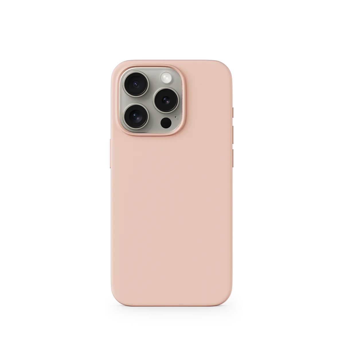 EPICO Mag+ Silicone Case Pro - Peach Pink - iPhone 16 Pro Max