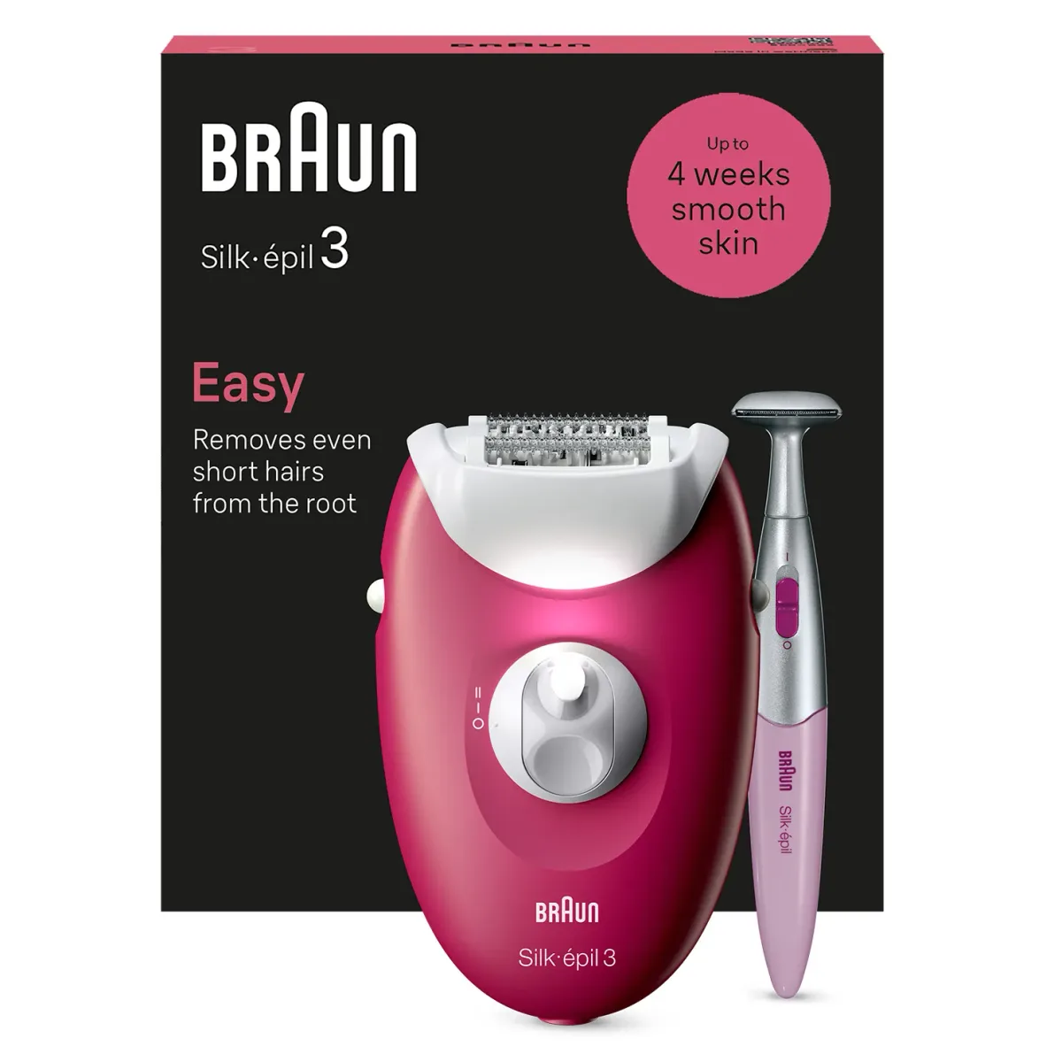 Epilator Braun SE 3-202 + trimer FG1100