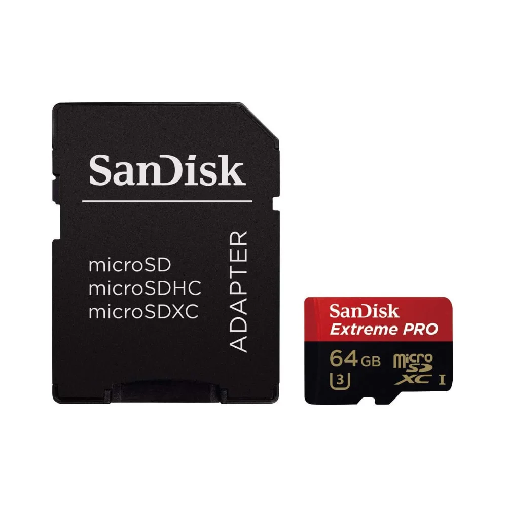 Extreme Pro Micro SD + Adapter 64GB
