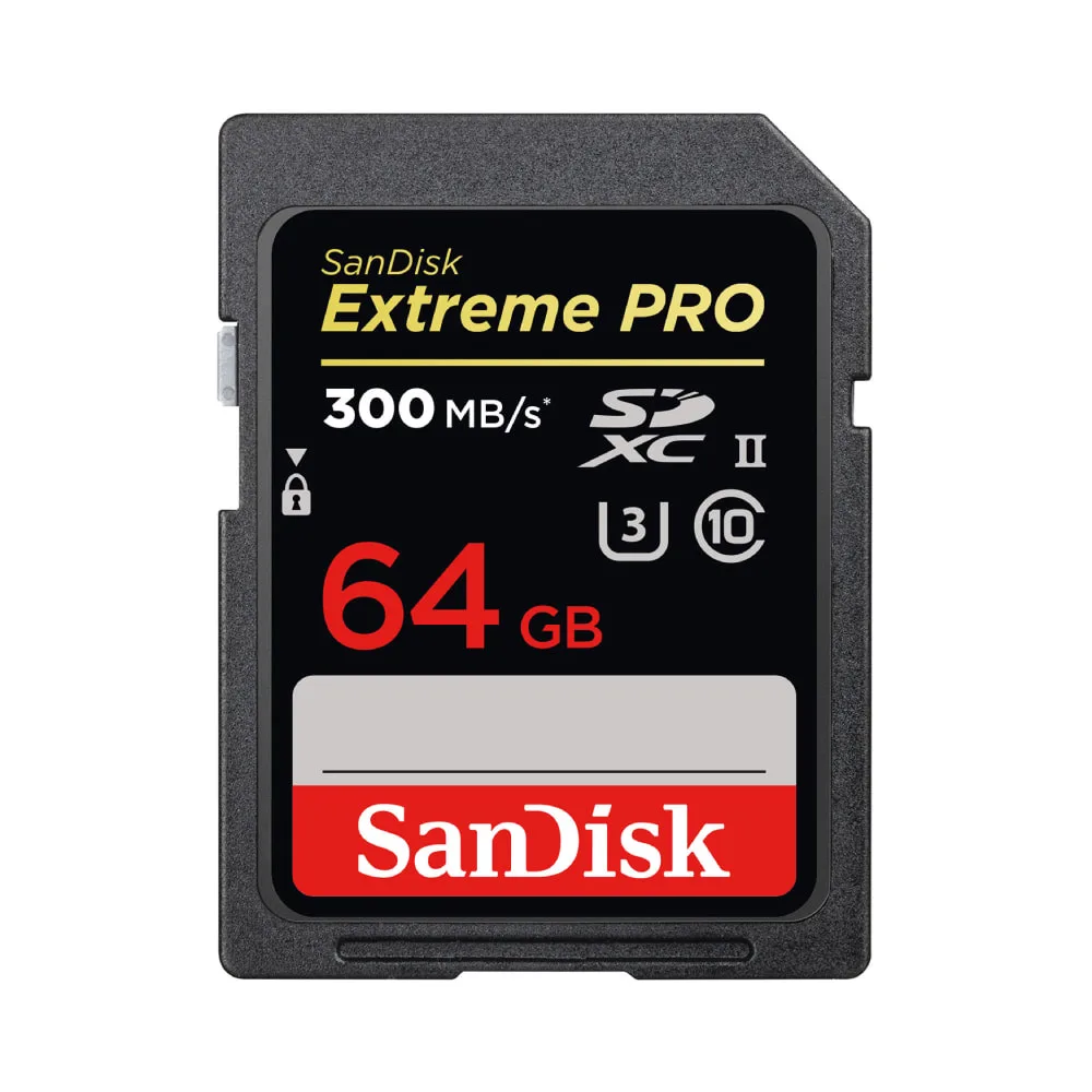 Extreme Pro SDHC 300MB/s UHS-II 64GB