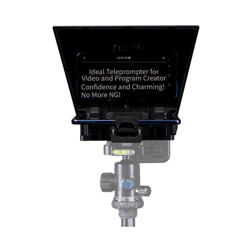 FeelWorld Smartphone + Portable DSLR Teleprompter for Smartphone / Tablet