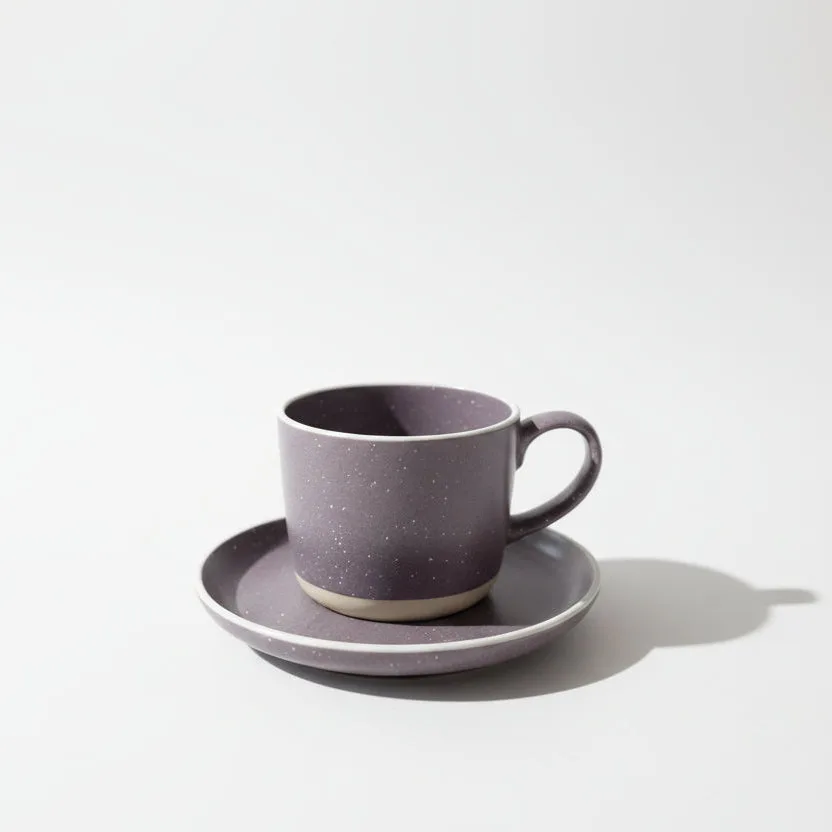 Filxhan Caji me Pjate / Set 6 cope / 220ml / Kafe / Qeramike