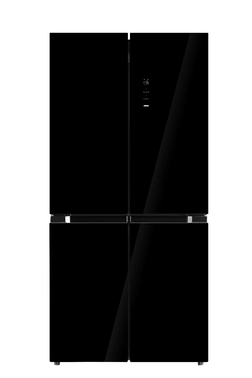 Frigorifer ELEKTRA EF-XFD17761AGS Side by Side Four Door – 474 L, No Frost, Black Glass