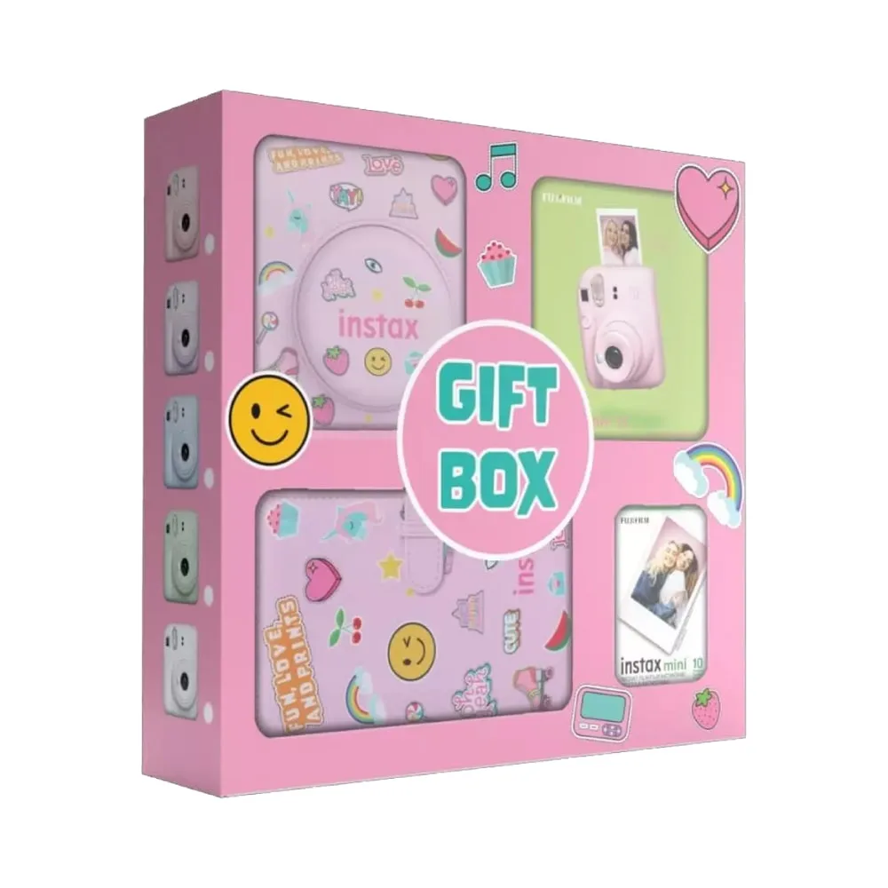 FujiFilm Instax Mini 12 Gift Box Blossom Pink