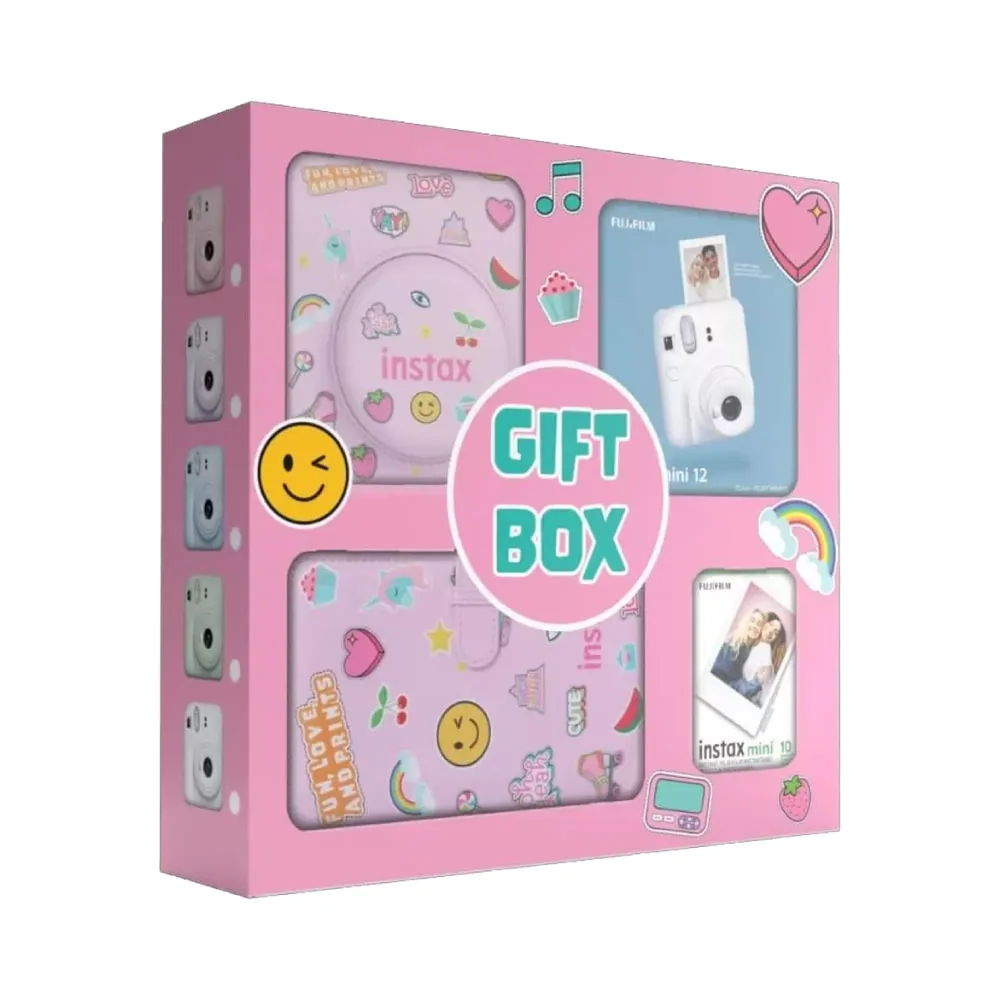 FujiFilm Instax Mini 12 Gift Box Clay White