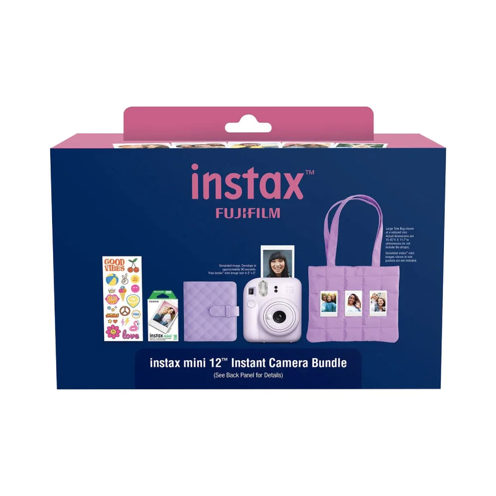 Fujifilm Instax Mini 12 Instant Camera Holiday 2025 Lilac Purple