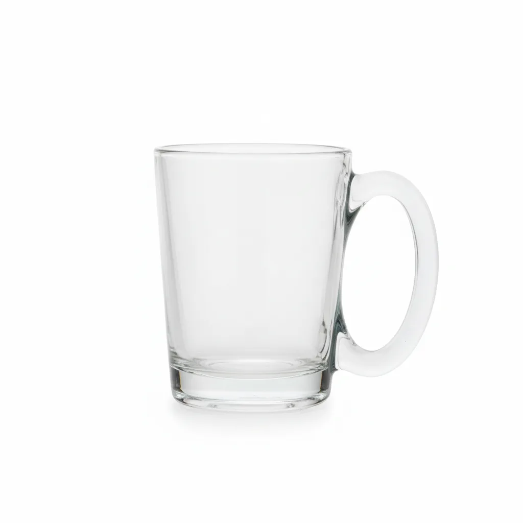 Gote Kapuçino Xhami Transparente me Dore – Set 6 Copë