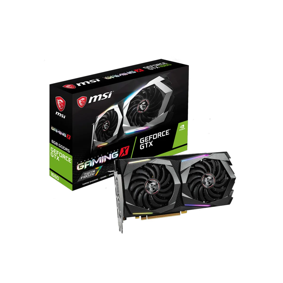 GPU MSI Nvidia Geforce GTX 1660 6 GB - R&R Computer Services