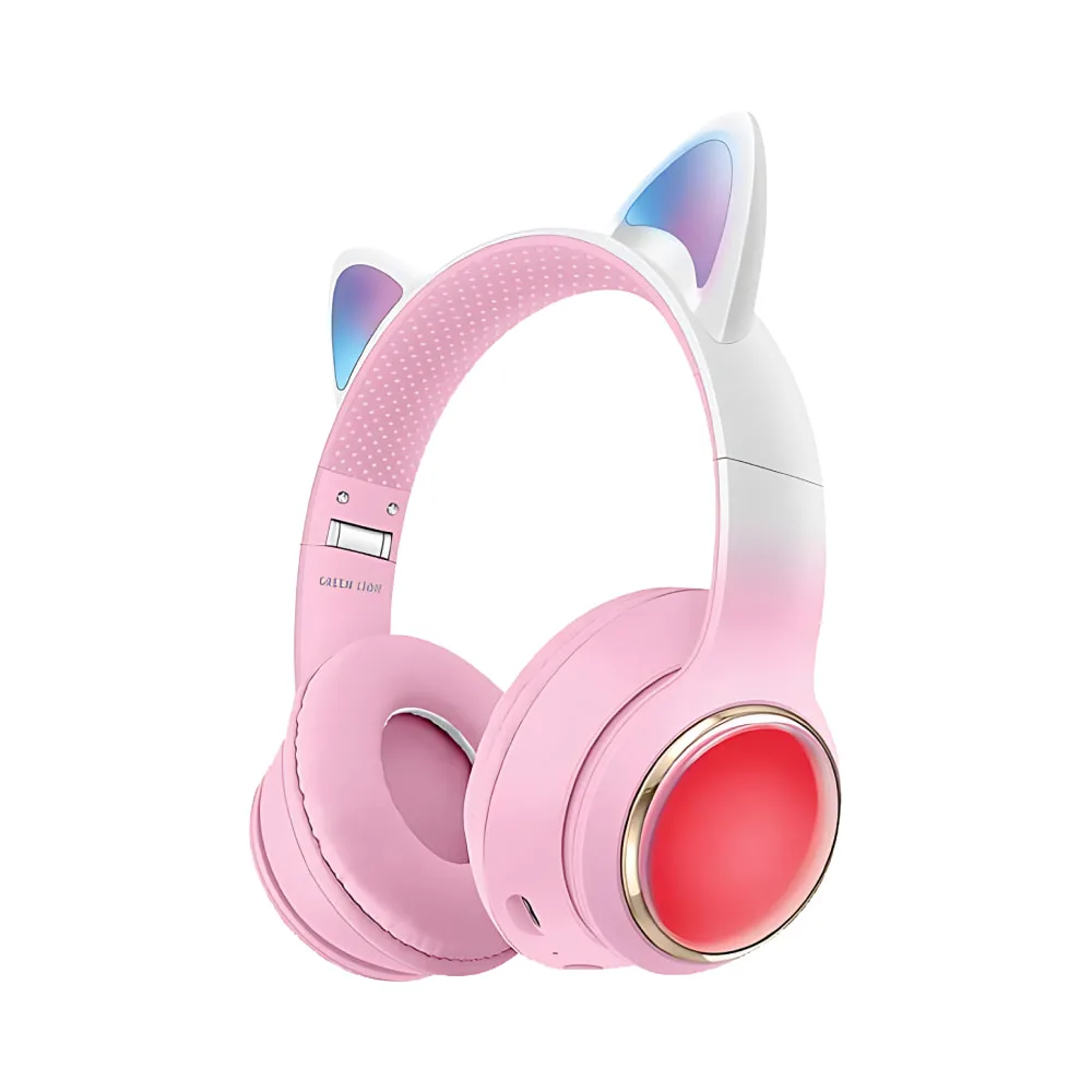 Green Lion GK-400 Kids Wireless Headphones Pink