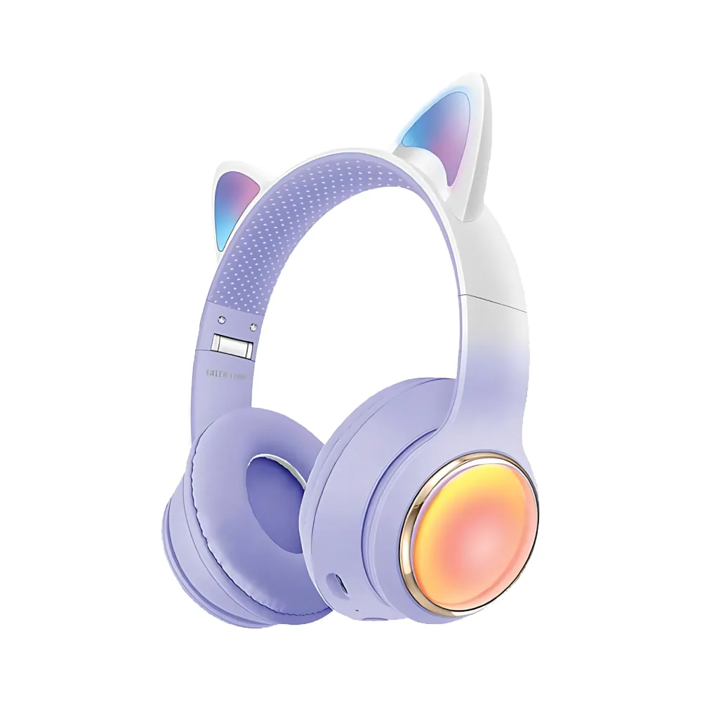 Green Lion GK-400 Kids Wireless Headphones Purple