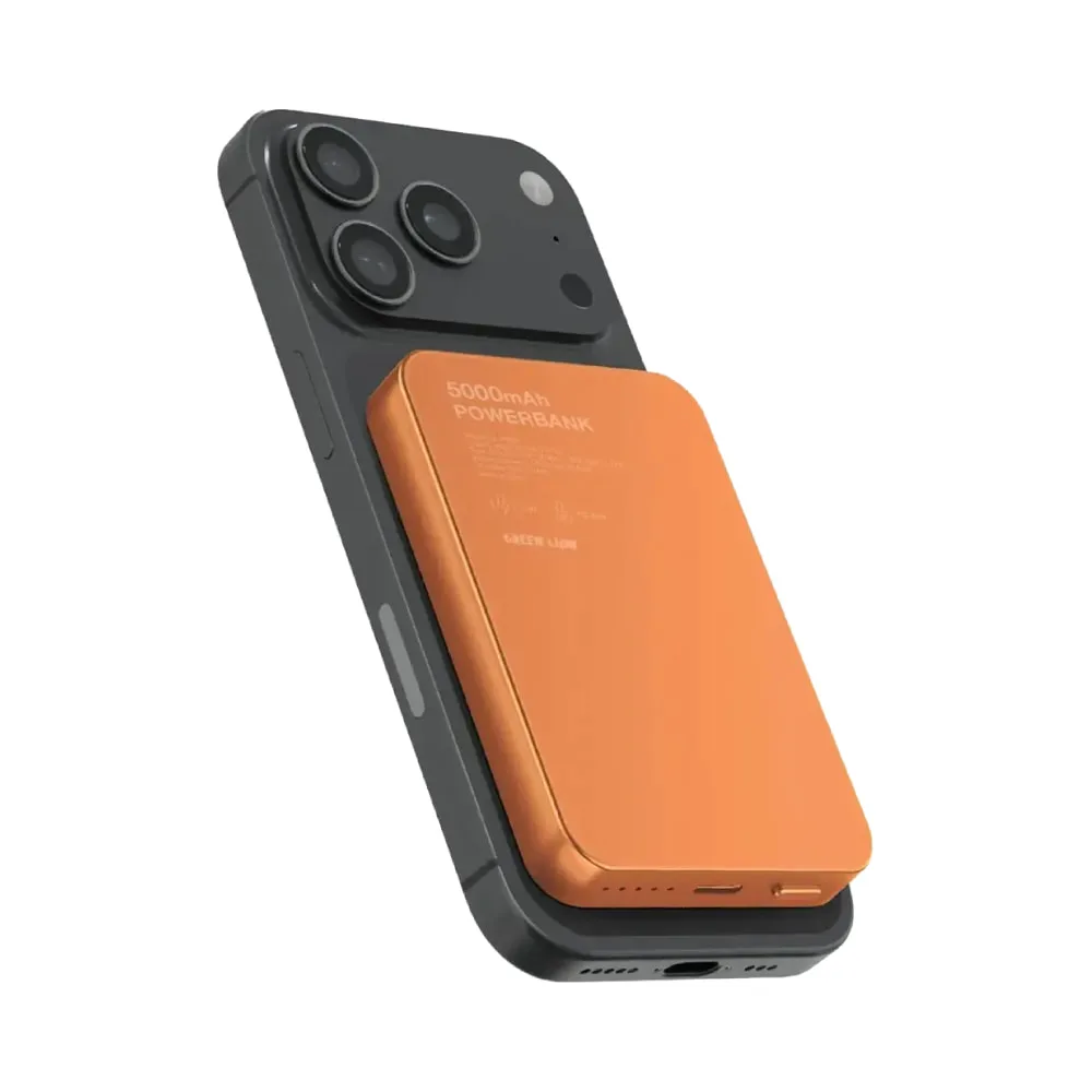 Green Lion GL-MAG 5 5000mAh Power Bank Orange