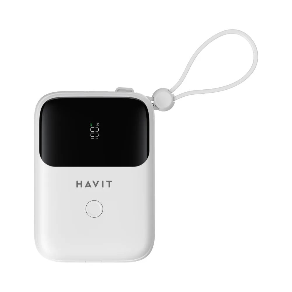 HAVIT PowerBank 22.5W, 10,000mAh PB5215 White