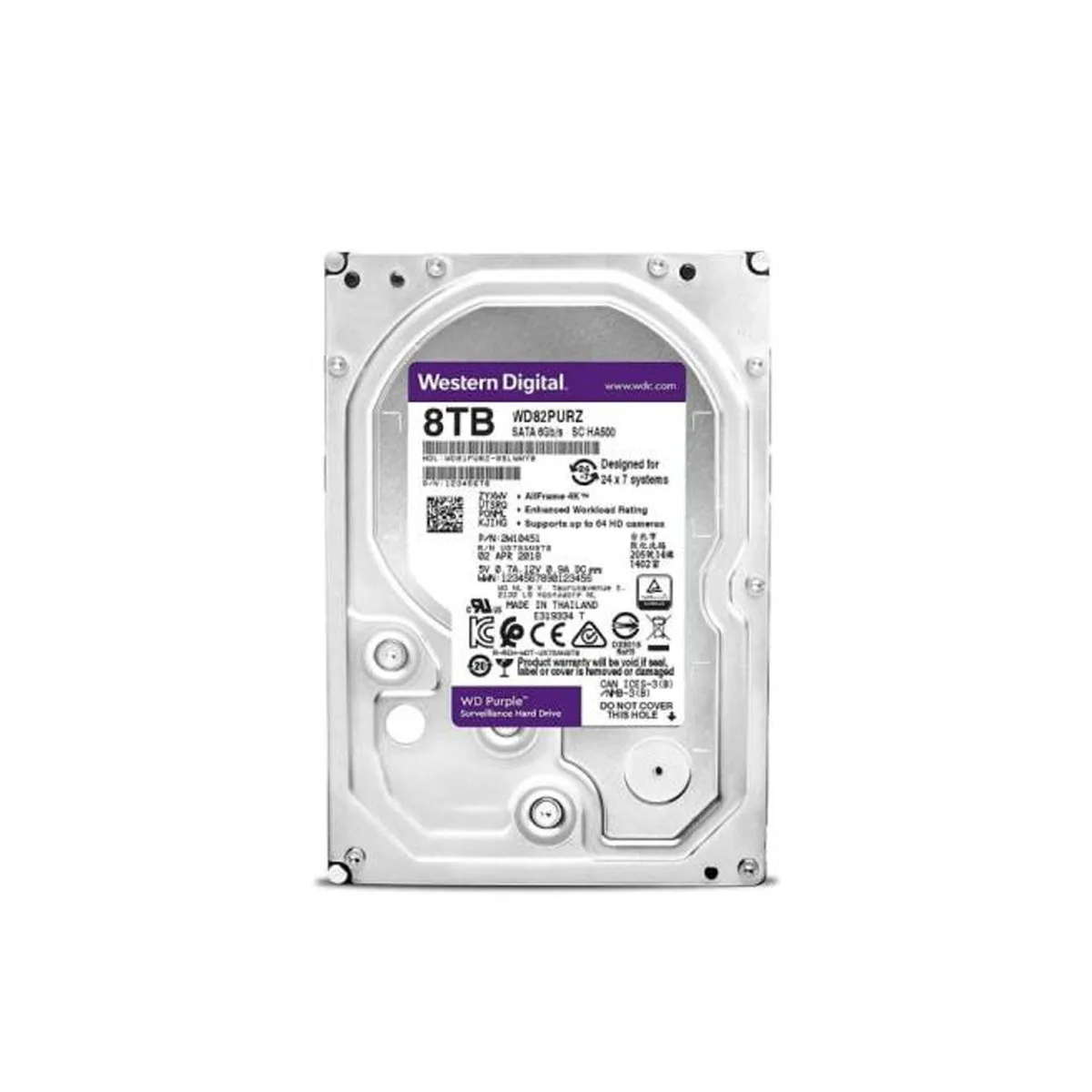 HDD Western Digital 8 TB WD84PURZ SATA 6 GB/S - R&R Computer Services