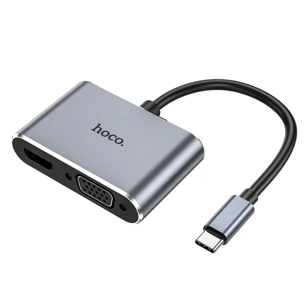 HOCO Multifunction TYPE C TO HDTV+VGA HB29 - R&R Computer Services