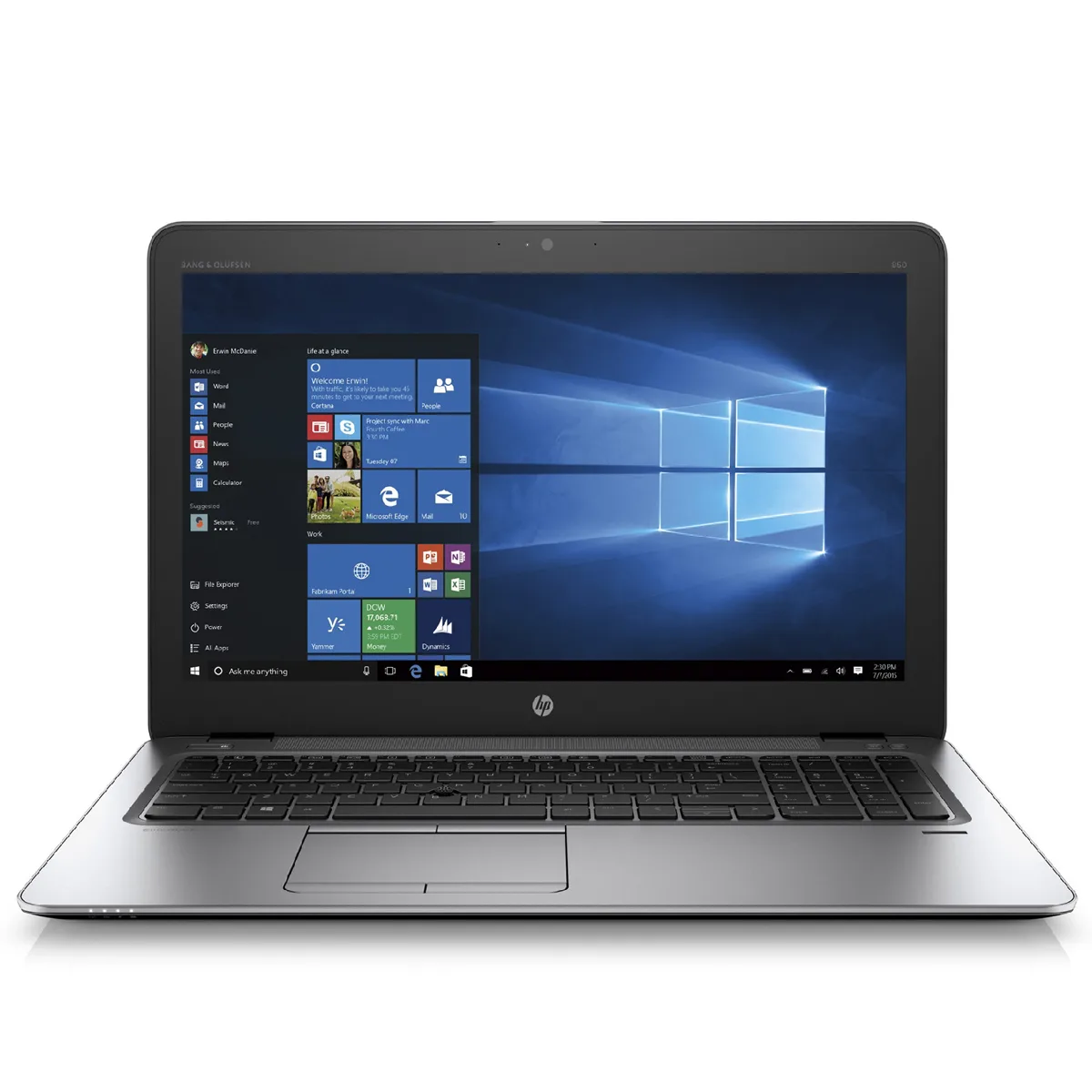 HP Elitebook 850 G3 i5-6300U,8 GB,SSD 240 GB,SCR 15.6 FULL HD Touchscreen - R&R Computer Services