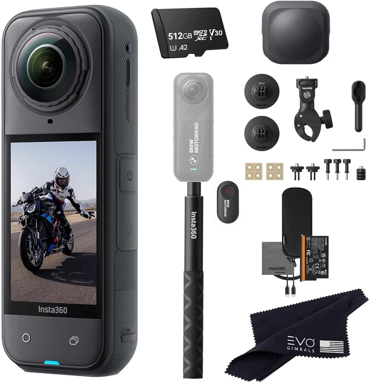 Insta360 X5 Motorcycle Black