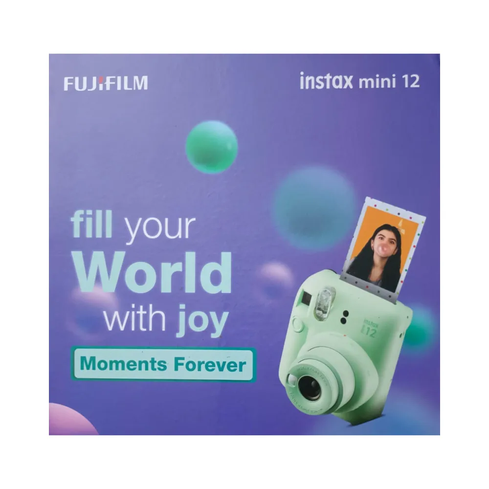 Instax Mini 12 Moments Forever Box Mint Green