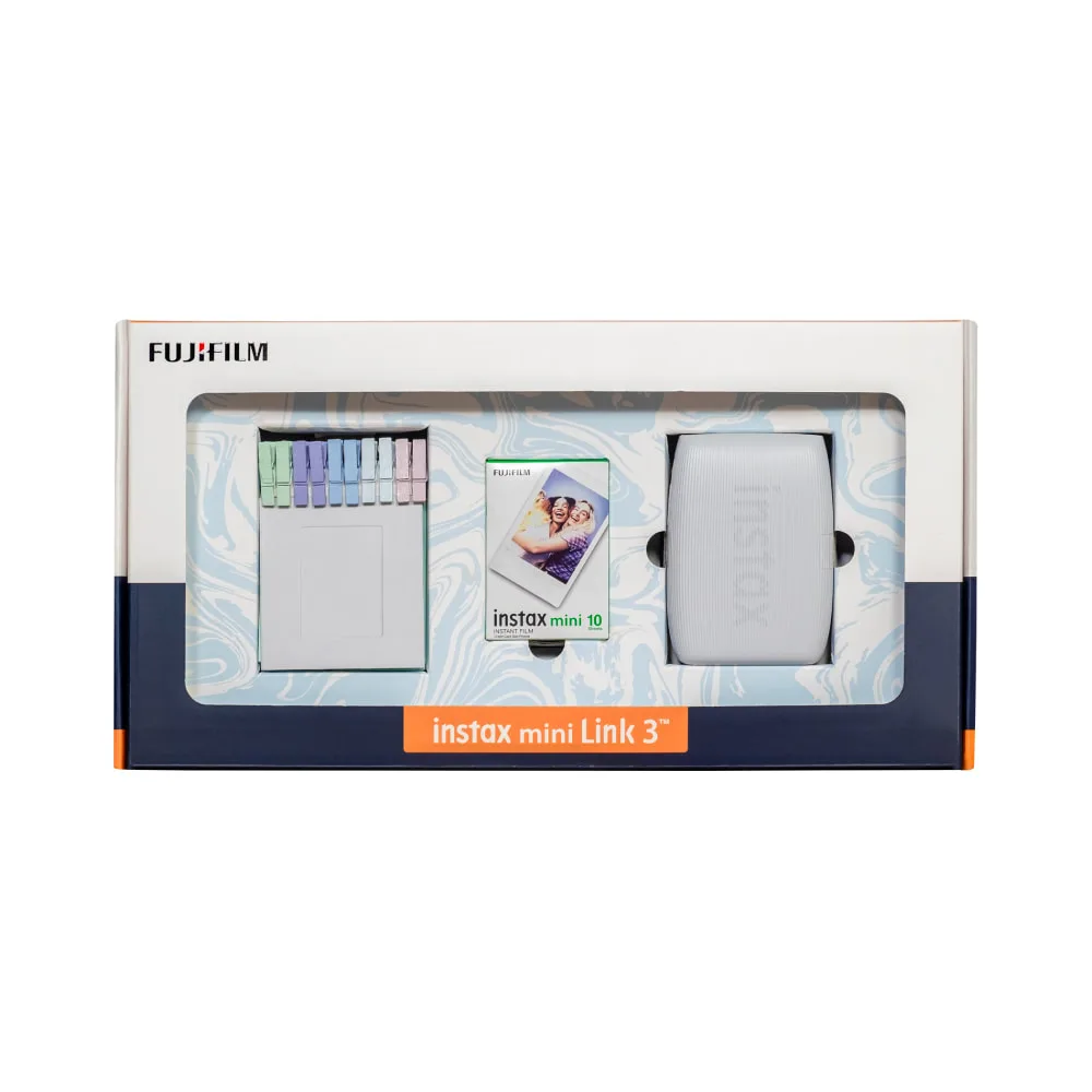 Instax Mini Link 3 Bundle Clay White