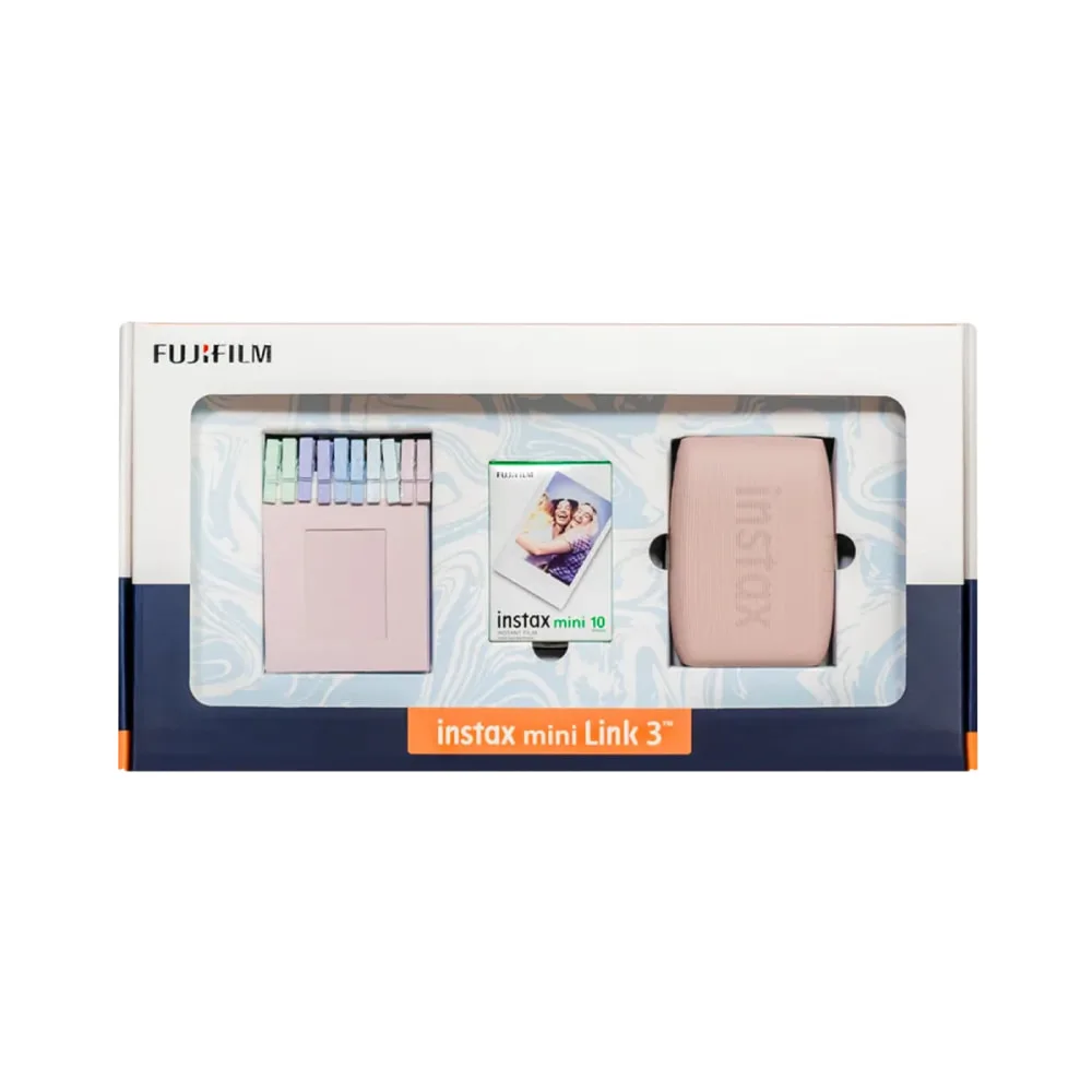 Instax Mini Link 3 Bundle Rose Pink