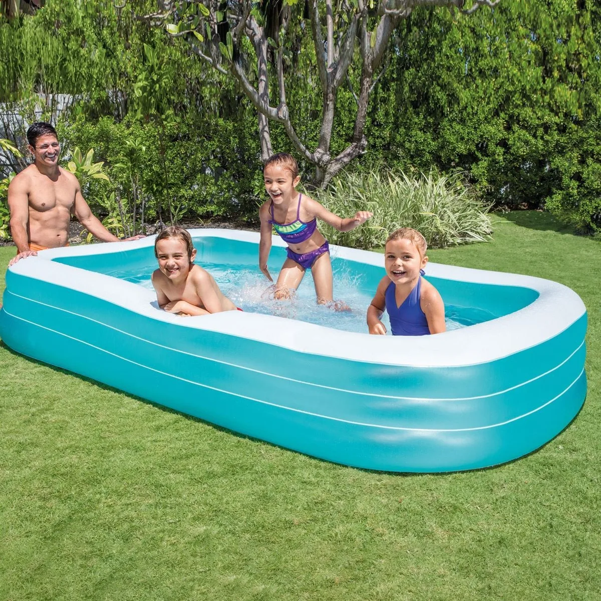 Pishinë Familjare E Bardhë & Blu ''Intex'' 305x183x56 Cm