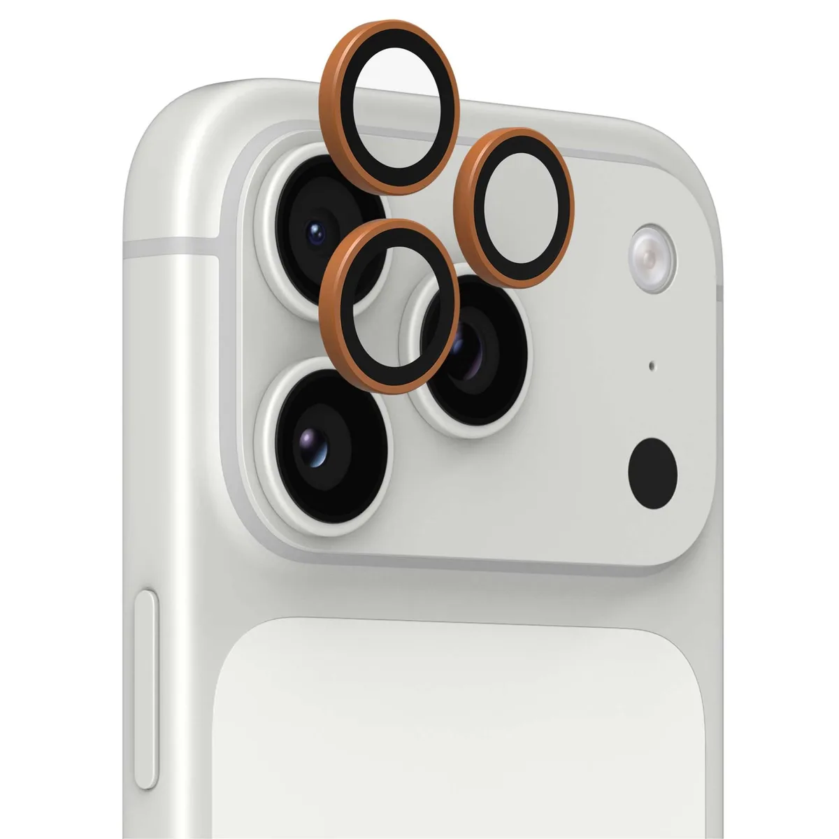 InvisibleShield Premium Camera Rings for iPhone /17 Pro/Pro Max - Orange