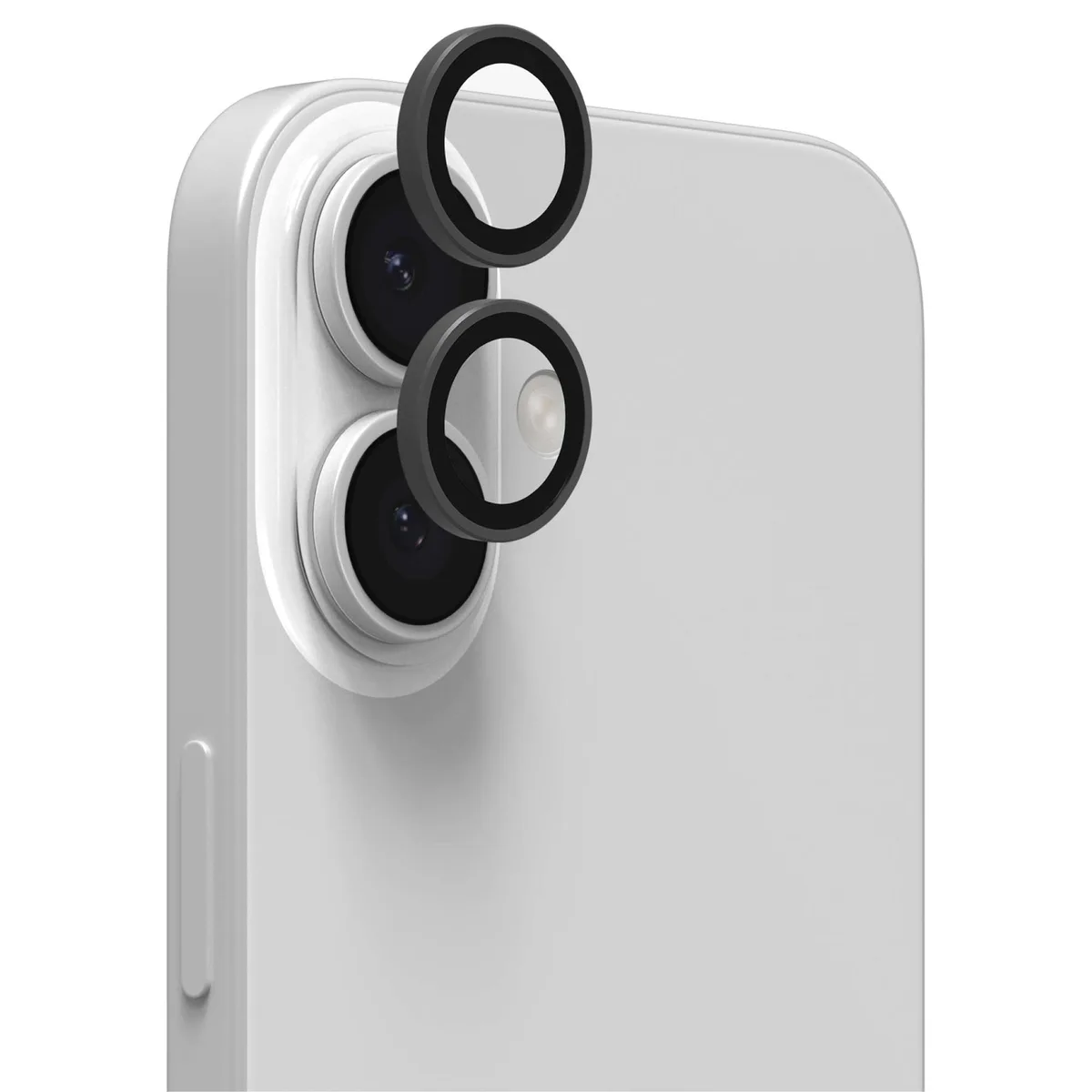 InvisibleShield Premium CameraRings for iPhone /16 Plus - Silver