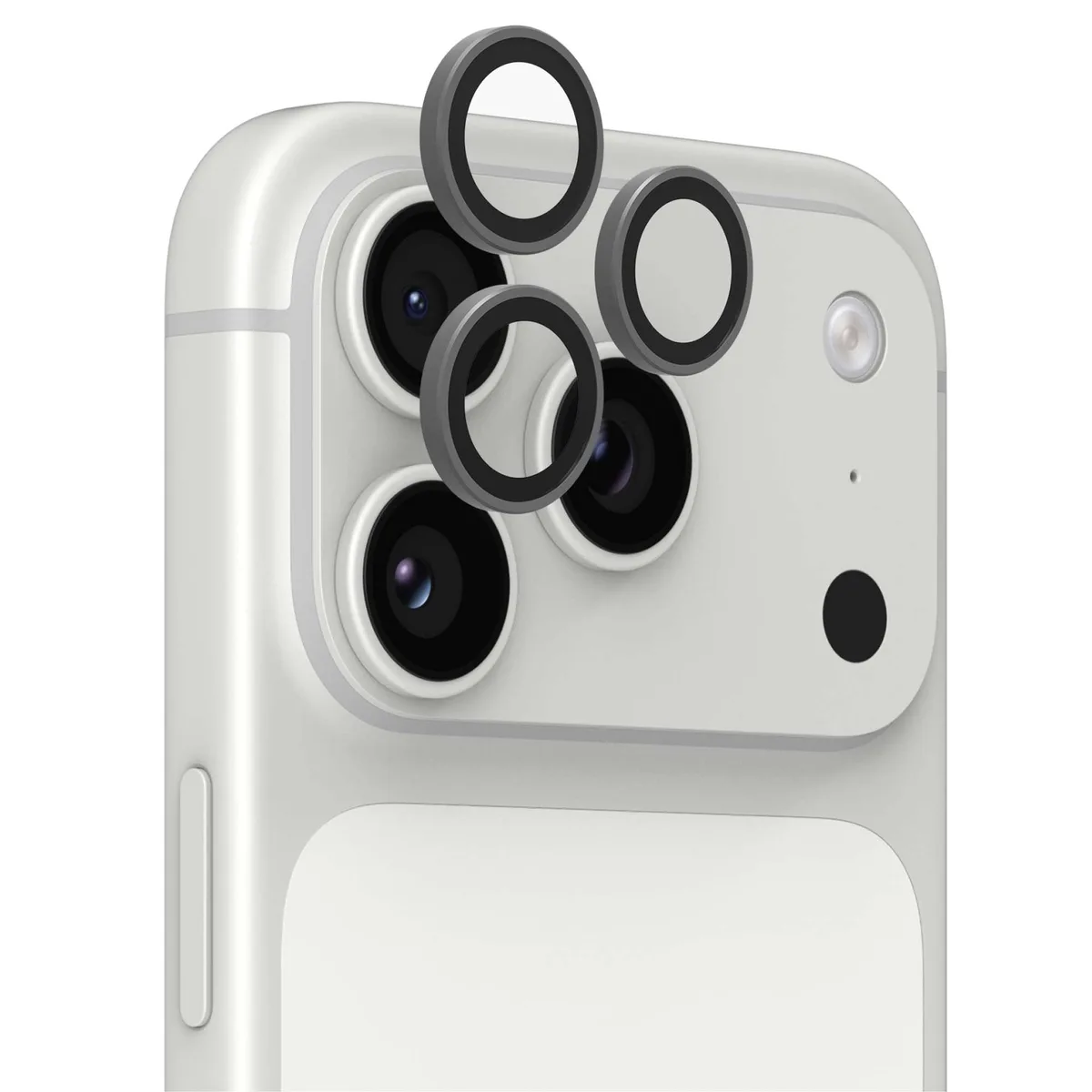 InvisibleShield Premium CameraRings for iPhone /17 Pro/Pro Max - Silver