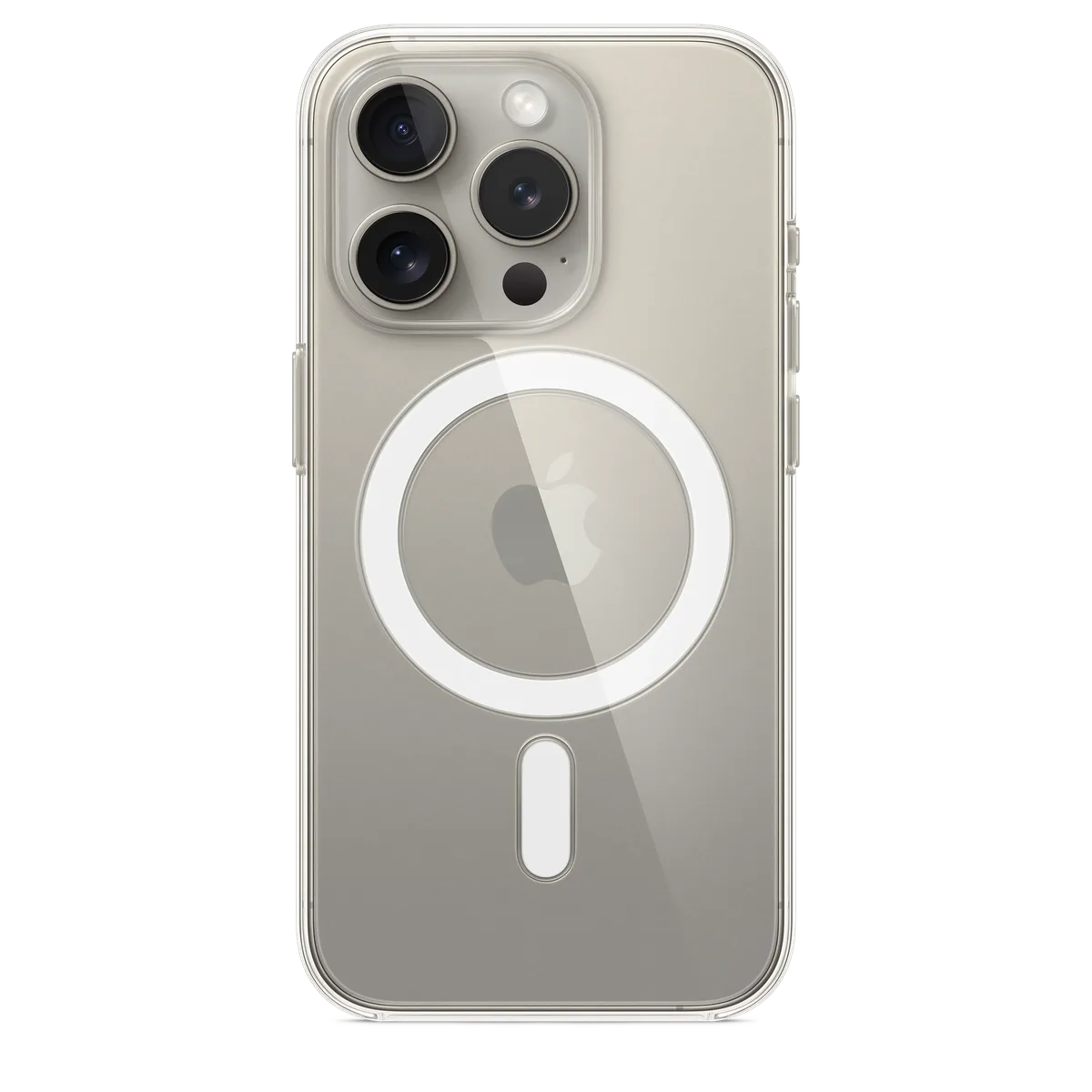 Custodia trasparente per iPhone 15 Pro con MagSafe