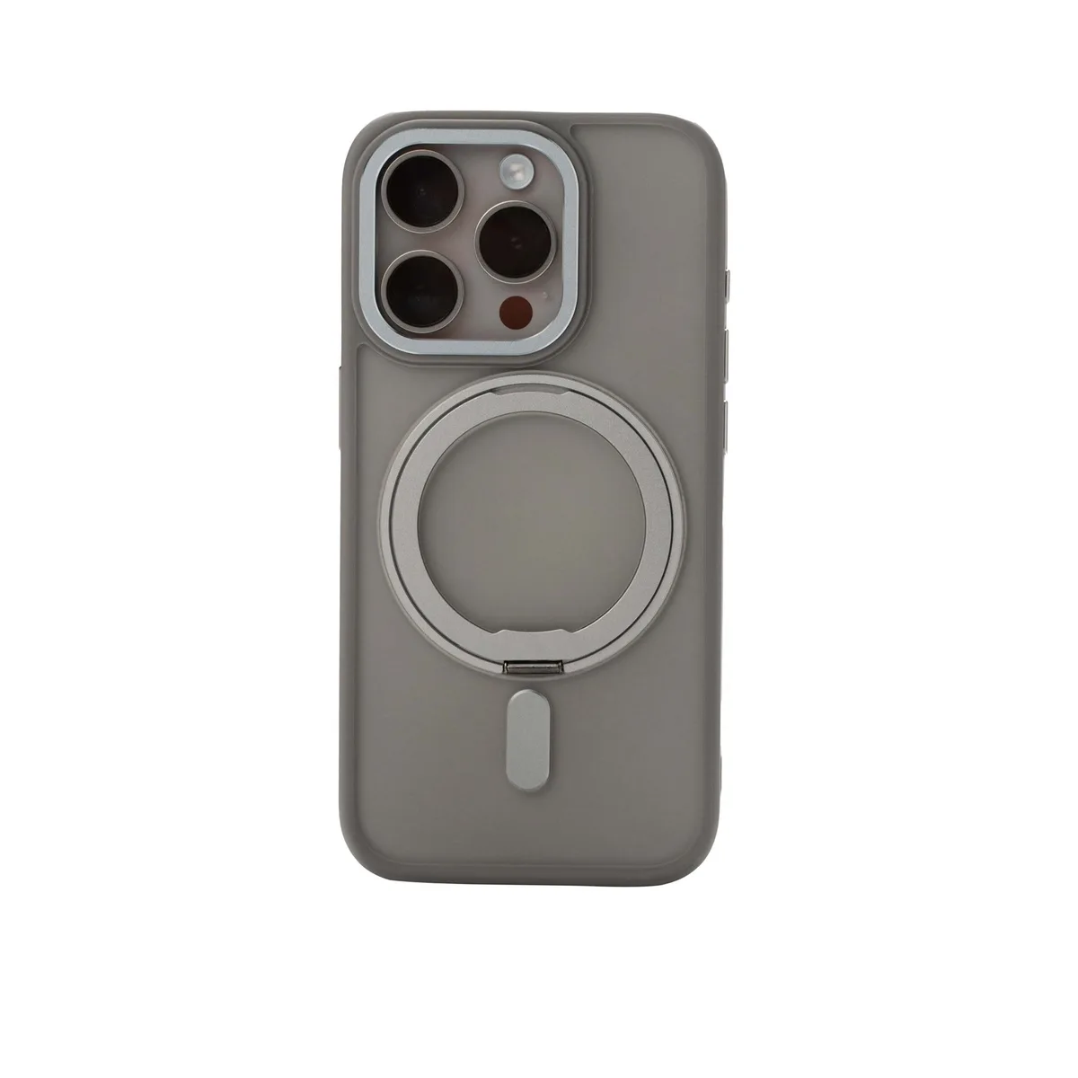 iStorm essentials iPhone 15 Pro Magnetic Ring Case Advanced Grey