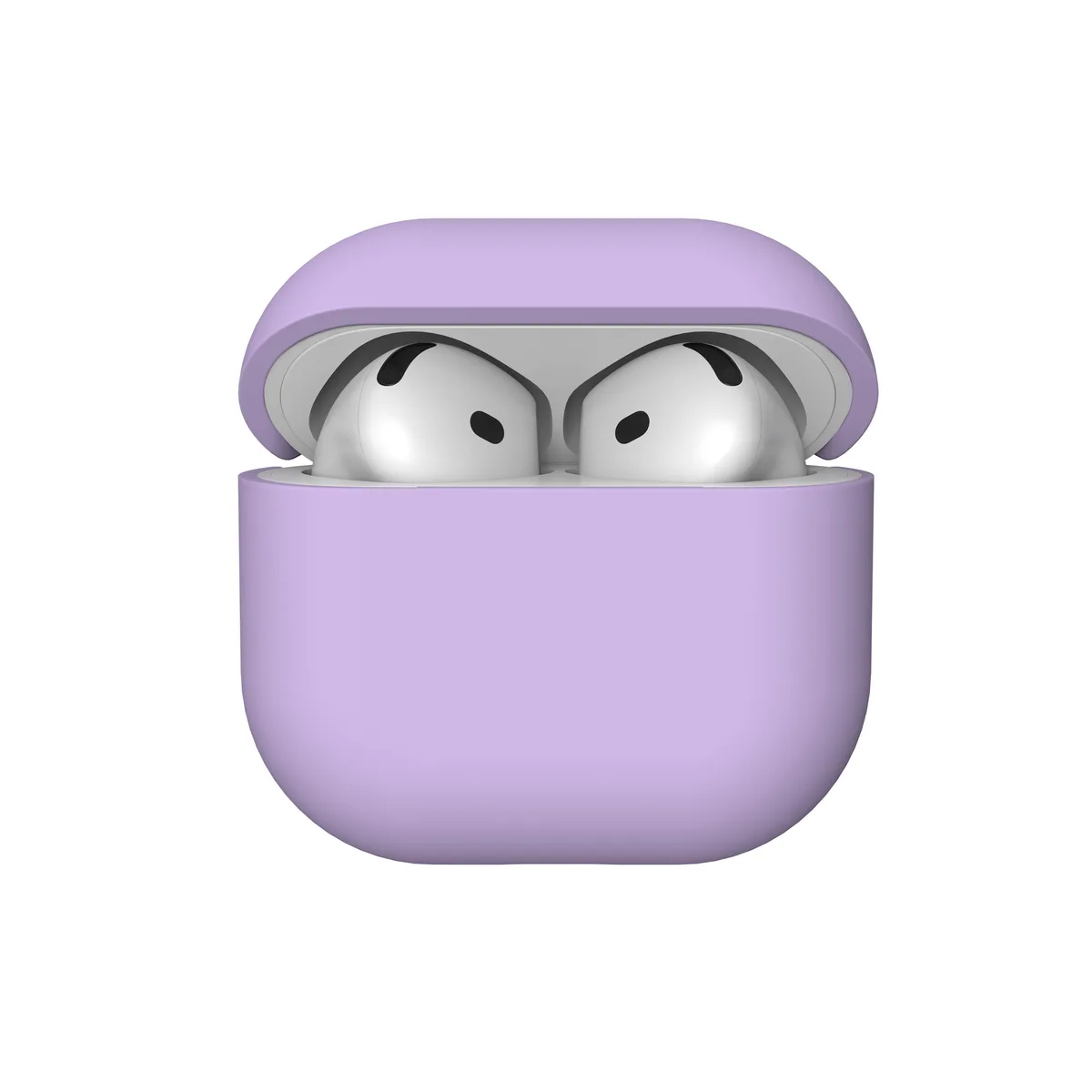 iStorm essentials Silicone Case for AirPods 4th Gen - Purple