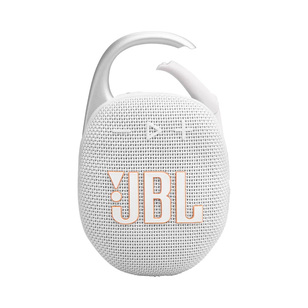 JBL Clip 5 Portable Bluetooth Speaker White