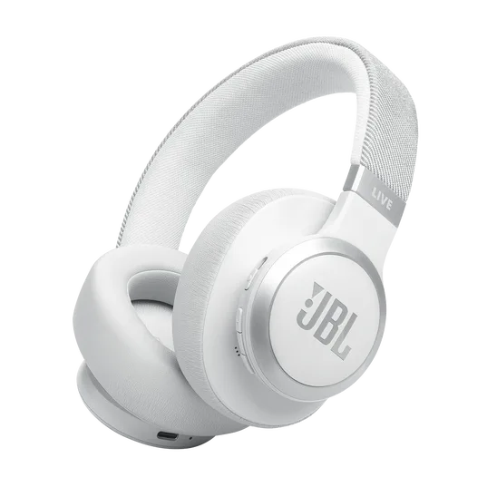 JBL Live 770NC | Over-Ear Bluetooth Headphones - White