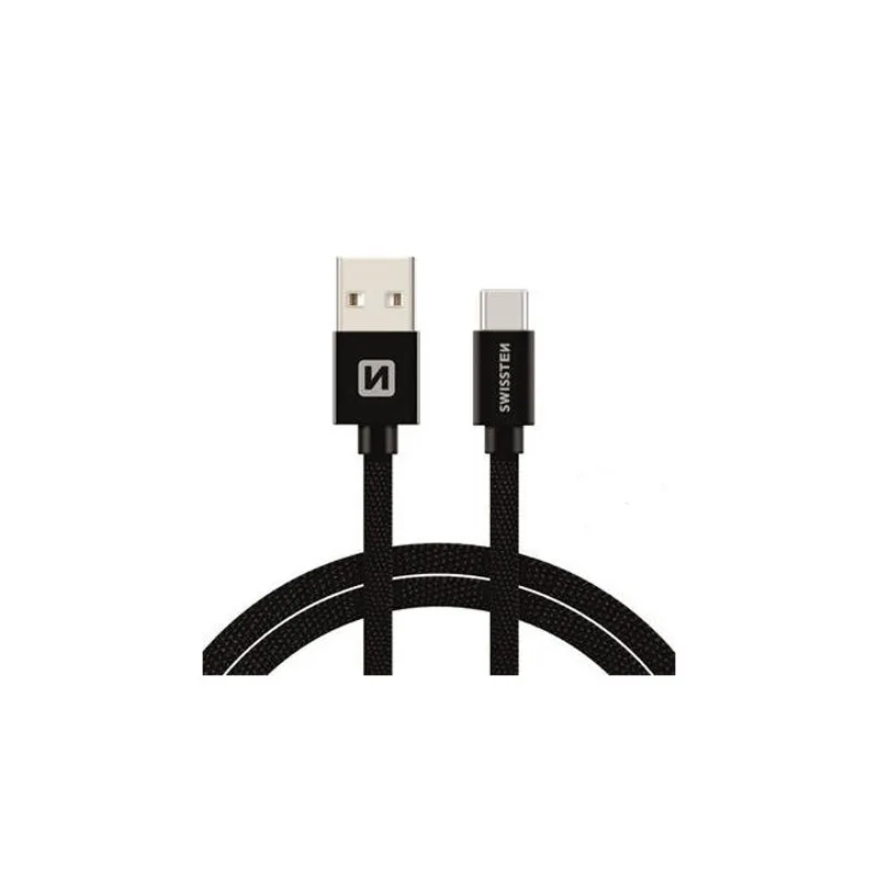 Kabell Swissten USB C 1.2M BLACK