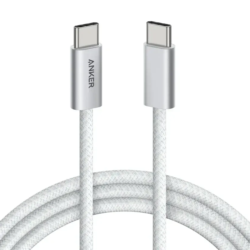 Kabl Anker Zolo USB-C to USB-C Cable (1m, 240W) bijeli