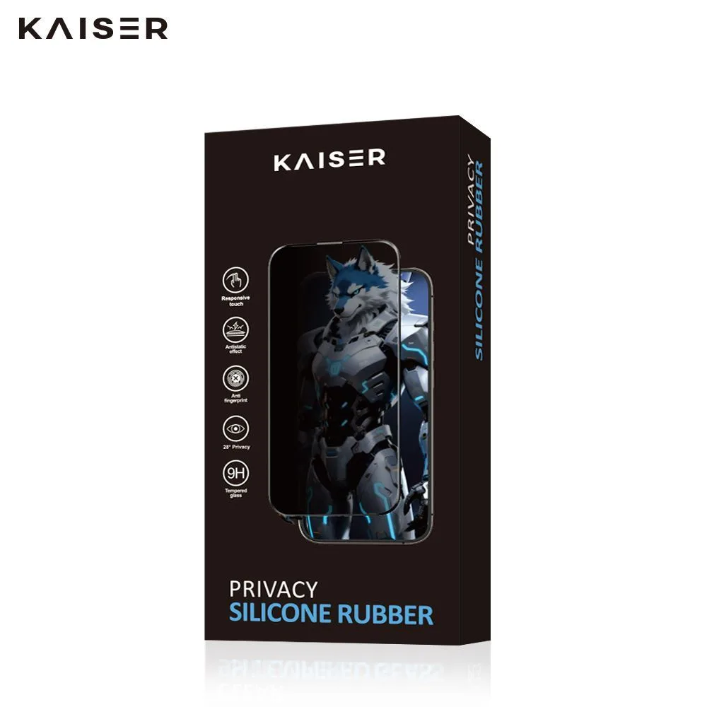 Kaiser KAISER Silicone Rubber Privacy Glass Black