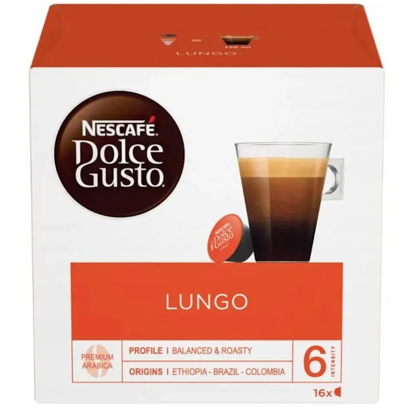 Kapsule Nescaffe DOLCE GUSTO LUNGO 16