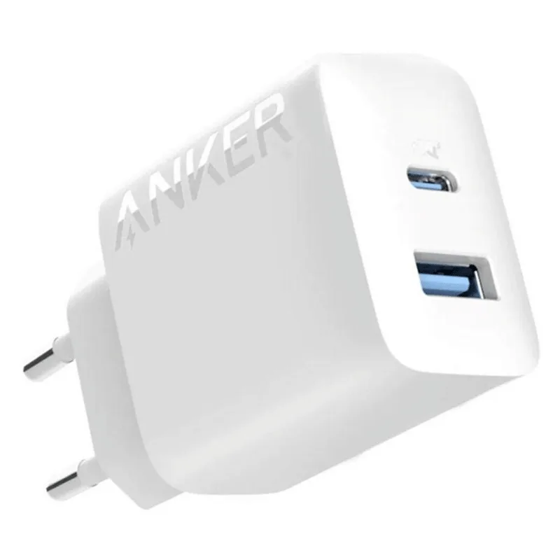 Karikues ANKER 20W 2USB-A/C WHITE
