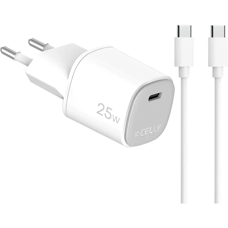 Karikues CELLY 25W + Kabell USB-C - USB-C