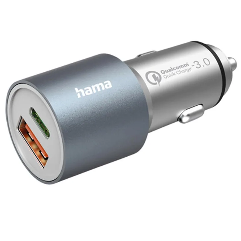 Karikues Makine HAMA USB-C/USB-A QC 38W METAL